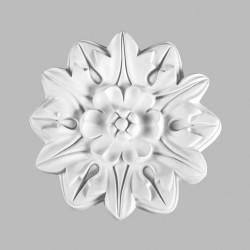 Розетка потолочная DECOMASTER 80195 (d нар. 195мм, h=25мм)