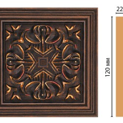 Вставка цветная DECOMASTER D208-966 (120*120*22мм)