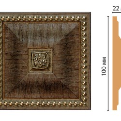 Вставка цветная DECOMASTER D209-4 (100*100*22мм)